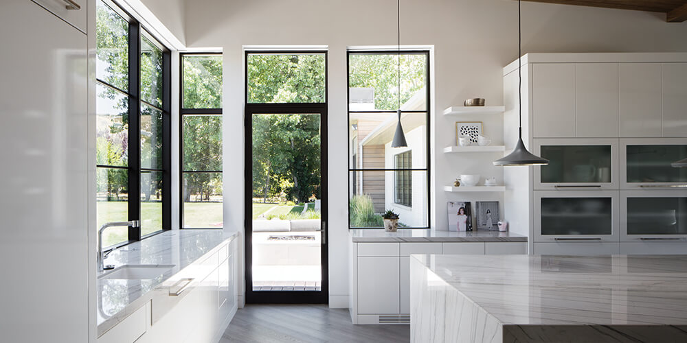 AC503 Steel Look VistaLuxe windows and door