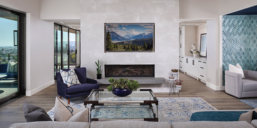 San Diego, CA - Plum Street Home - living room