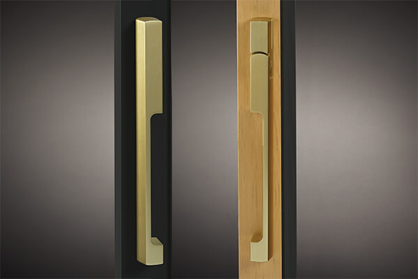 Brushed Gold Dallas Sliding Door Handle