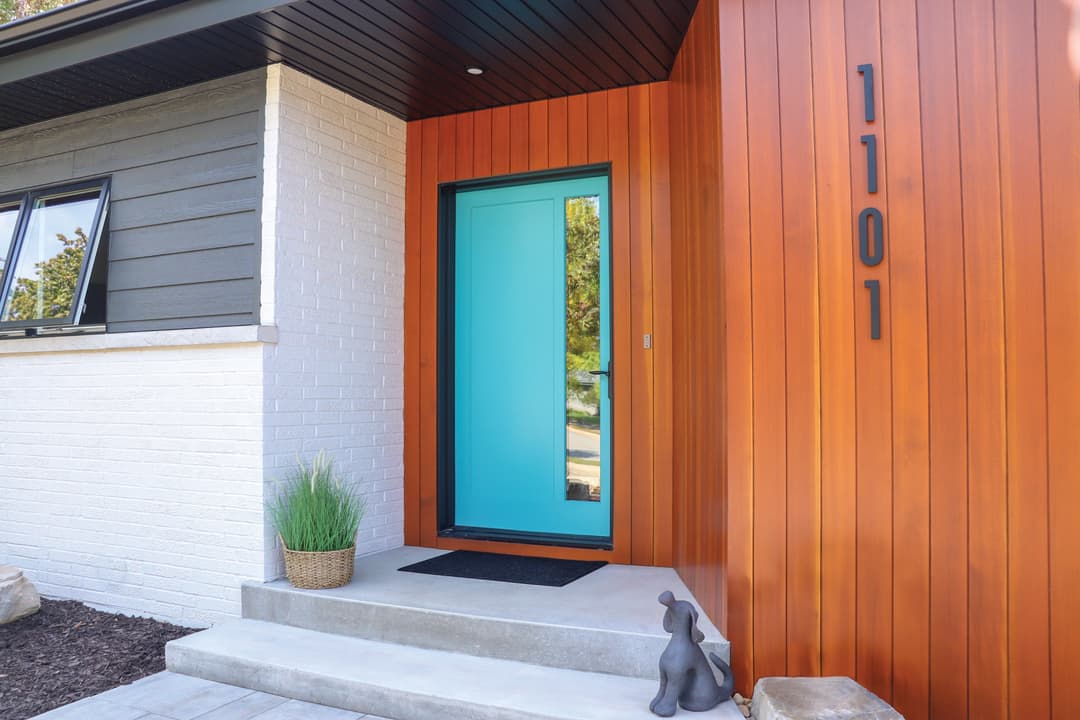 Ultra Series swing door in a custom color