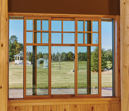 VistaLuxe Complementary triple sliding window