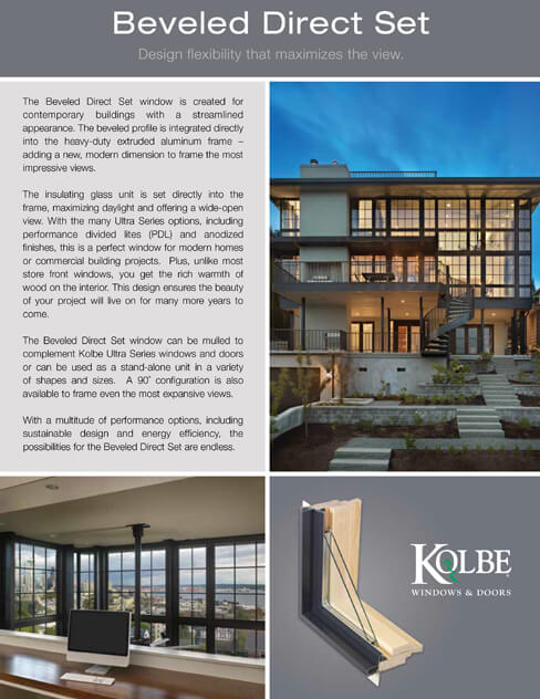 modern sell sheet design
